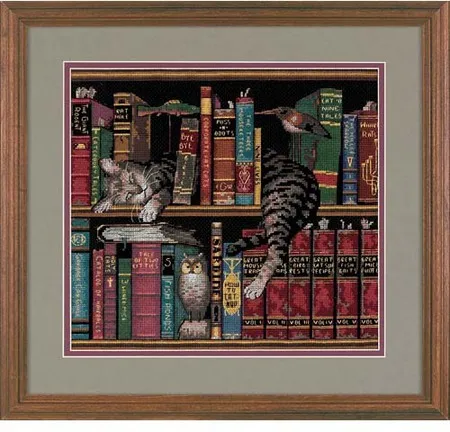 MM cross stitch kits Lovely Counted Cross Stitch Kit Cat Sleeping on Bookshelf Kitten Kitty Sleep dim 35048
MM cross stitch kits Lovely Counted Cross Stitch Kit Cat Sleeping on Bookshelf Kitten Kitty Sleep dim 35048