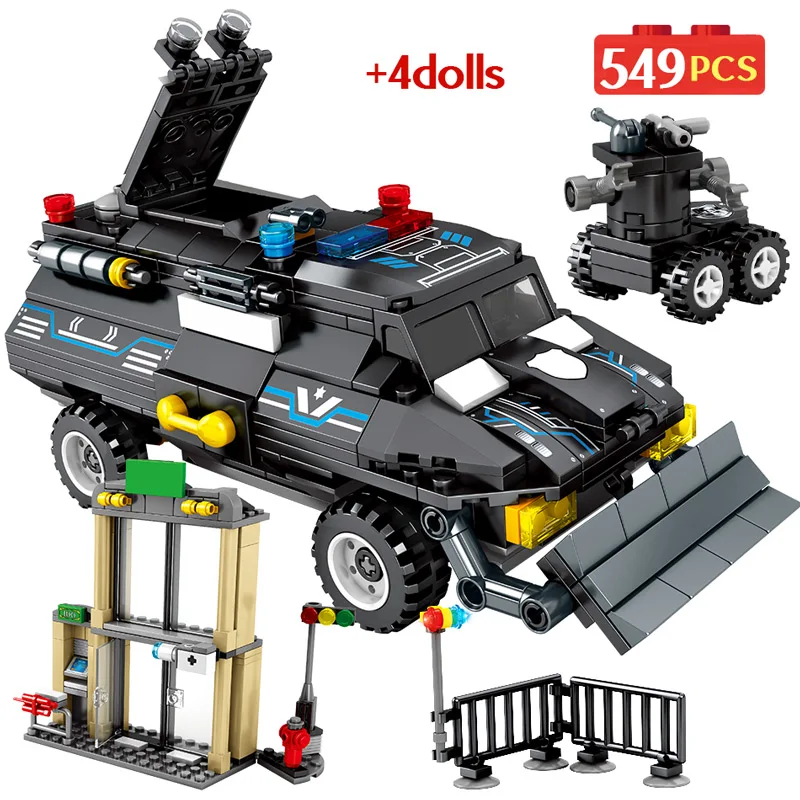 Diy Swat Removal Armored Vehicle Model Building Blocks City Police Wrecker Barrier Car Enlighten Bricks Toys For Boys
Diy Swat Removal Armored Vehicle Model Building Blocks City Police Wrecker Barrier Car Enlighten Bricks Toys For Boys