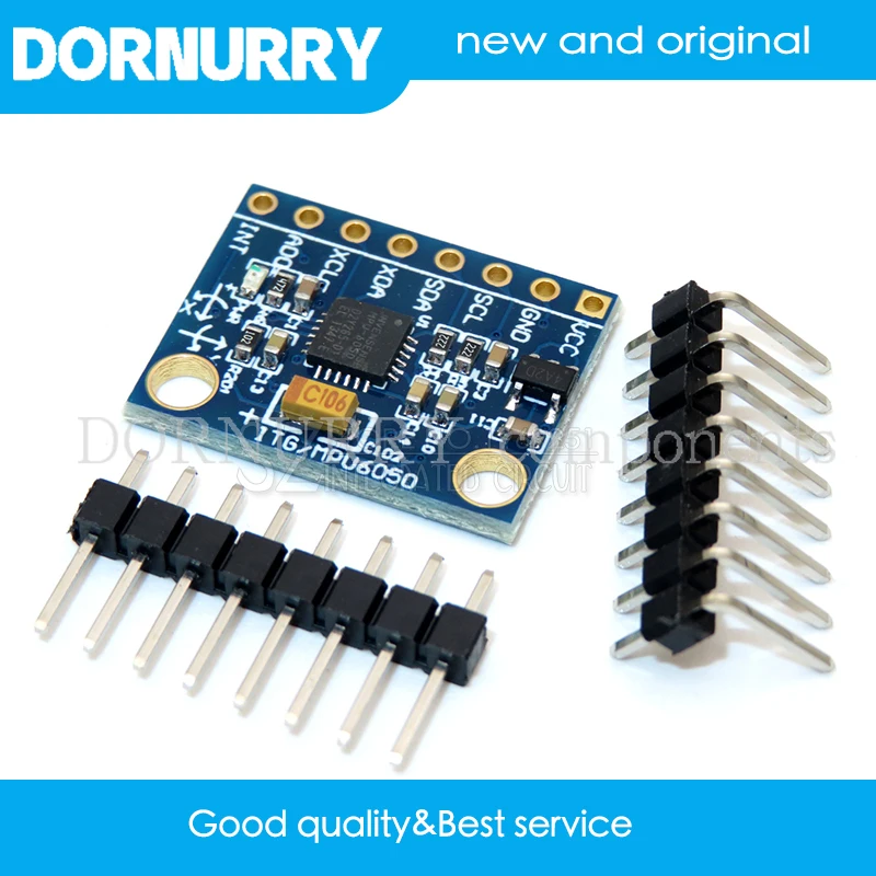GY-521 MPU-6050 MPU6050 Module 3 Axis analog gyro sensors+ 3 Axis Accelerometer Module DORNURRY
GY-521 MPU-6050 MPU6050 Module 3 Axis analog gyro sensors+ 3 Axis Accelerometer Module DORNURRY