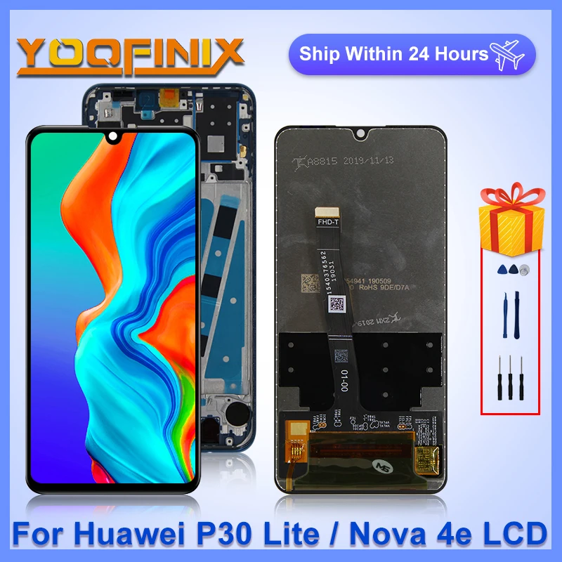 6.15" Original For Huawei P30 Lite LCD Display Digitizer For Huawei MAR-LX1M MAR-LX1A Display MAR-L21A LCD Replacement Parts
6.15" Original For Huawei P30 Lite LCD Display Digitizer For Huawei MAR-LX1M MAR-LX1A Display MAR-L21A LCD Replacement Parts