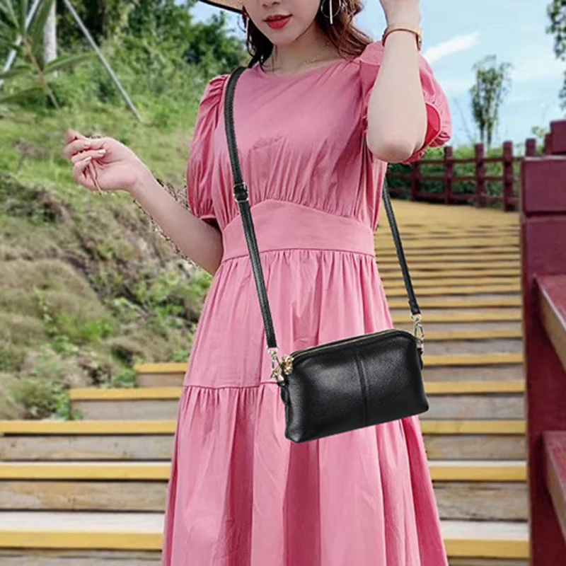 Genuine Leather Clutch Female 2021 Korean Fashion Multi-layer Small Square Bag Shoulder Messenger Bag
Genuine Leather Clutch Female 2021 Korean Fashion Multi-layer Small Square Bag Shoulder Messenger Bag