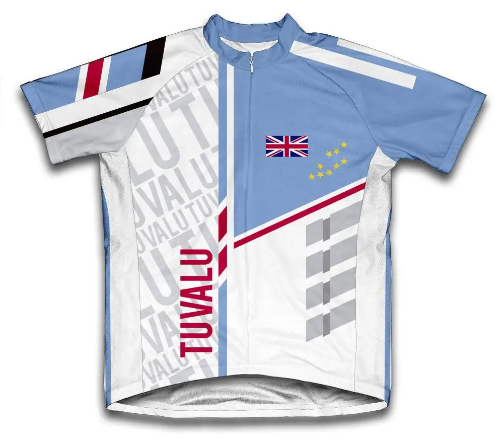 Classic retro tuvalu men's full zipper bicycle short-sleeved cycling jersey 
Classic retro tuvalu men's full zipper bicycle short-sleeved cycling jersey