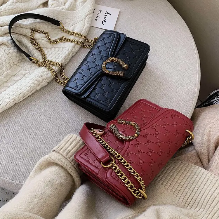 2020 European Retro Fashion Ladies Square bag Quality Matte PU Leather Women's Handbag Chain Tote Shoulder Messenger Bags
2020 European Retro Fashion Ladies Square bag Quality Matte PU Leather Women's Handbag Chain Tote Shoulder Messenger Bags