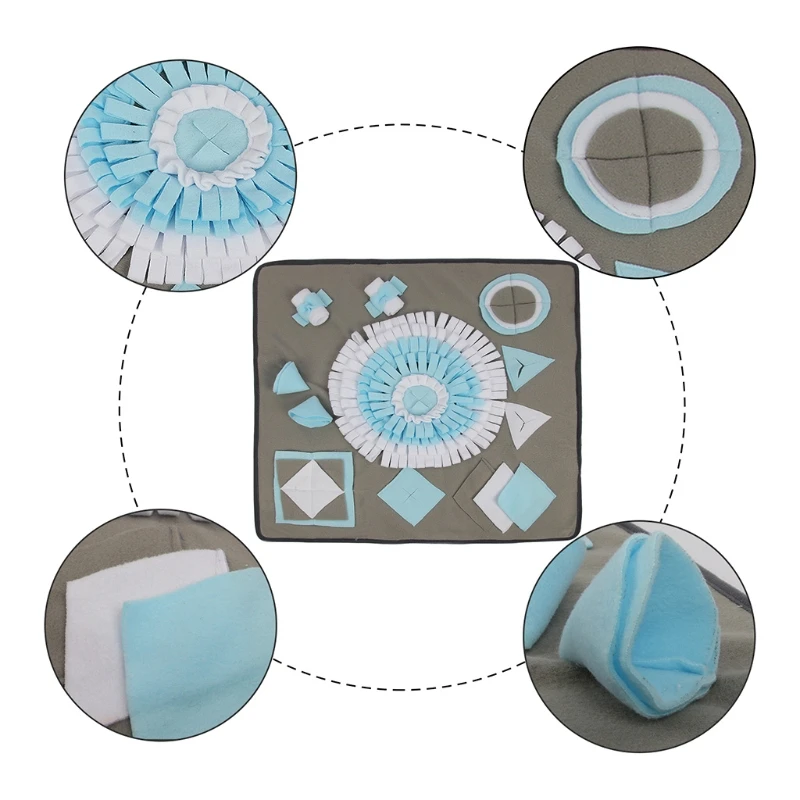 Pet Dog Snuffle Mat Nose Smell Training Blanket Sniffing Pad Slow Feeding Bowl
Pet Dog Snuffle Mat Nose Smell Training Blanket Sniffing Pad Slow Feeding Bowl