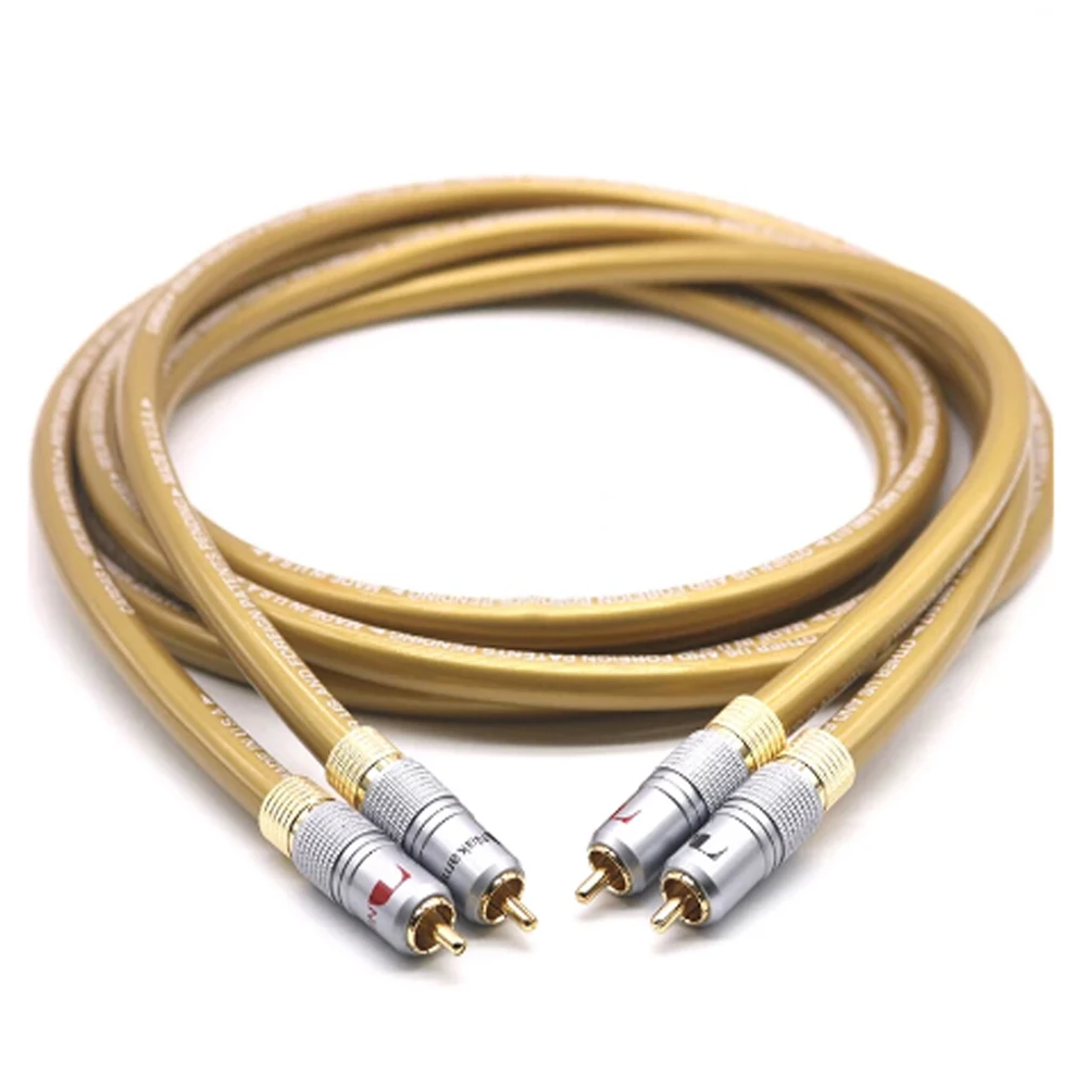 Hifi Cardas audio cables Cardas HEXLINK GOLDEN 5C audio cable Amplifier CD DVD player Speaker Nakamichi RCA interconnect cable
Hifi Cardas audio cables Cardas HEXLINK GOLDEN 5C audio cable Amplifier CD DVD player Speaker Nakamichi RCA interconnect cable