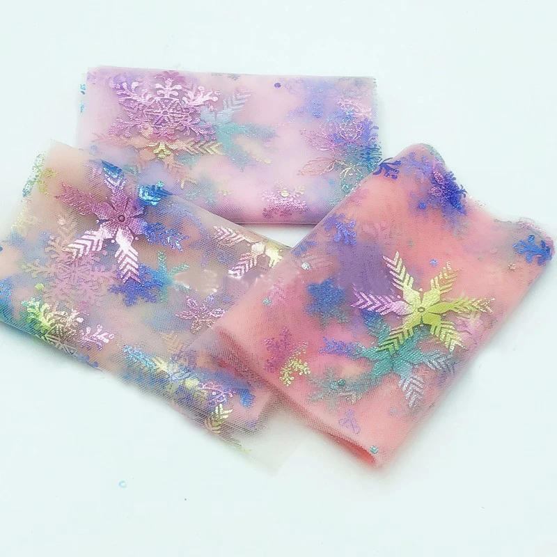 5 meters Colorful Glitter Snowflake Printed Organza Ribbon for DIY Craft Hair Bow Gifts Wrapping Wedding Party Decor Accessories
5 meters Colorful Glitter Snowflake Printed Organza Ribbon for DIY Craft Hair Bow Gifts Wrapping Wedding Party Decor Accessories