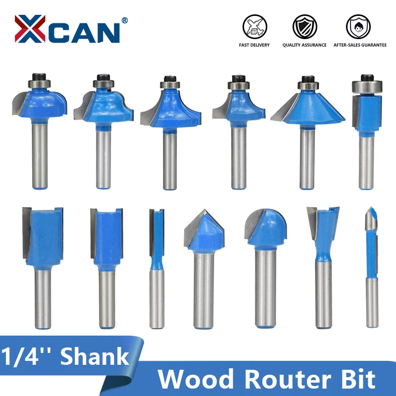 XCAN Carbide Router Bit 1/4''(6.35mm) Shank Flush Trim Pattern Bit Straight Cutter Slot Milling Bit
XCAN Carbide Router Bit 1/4''(6.35mm) Shank Flush Trim Pattern Bit Straight Cutter Slot Milling Bit