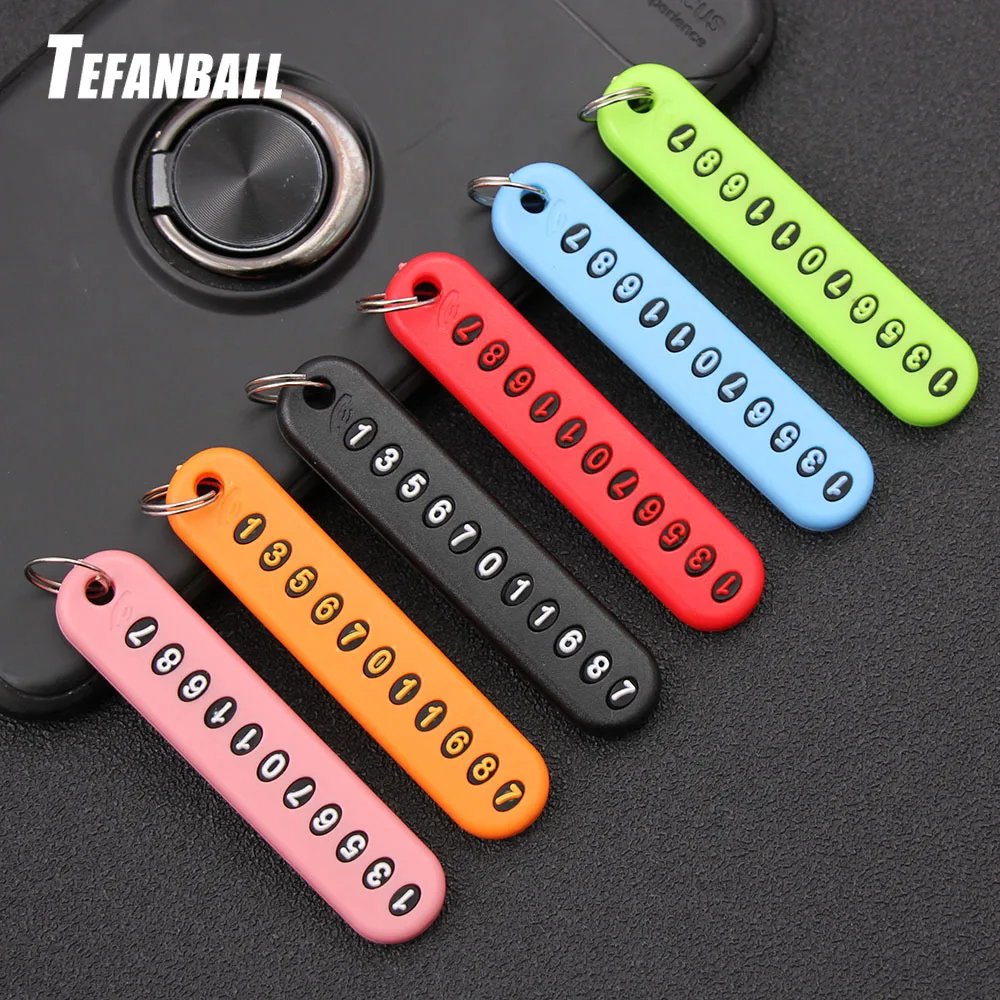 Anti-lost Phone Number Plate Car Keychain Pendant Auto Vehicle Card Keyring Key Chain Car Interior Decoration Pink Blue For Audi
Anti-lost Phone Number Plate Car Keychain Pendant Auto Vehicle Card Keyring Key Chain Car Interior Decoration Pink Blue For Audi