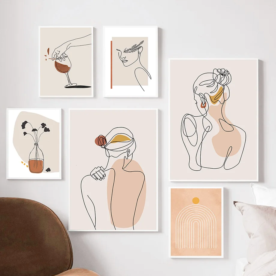 Modern Home Wall Decor Abstract Minimalist Figure Picture Wall Art Canvas Painting Nordic Poster and Print for Dormitory Design
Modern Home Wall Decor Abstract Minimalist Figure Picture Wall Art Canvas Painting Nordic Poster and Print for Dormitory Design