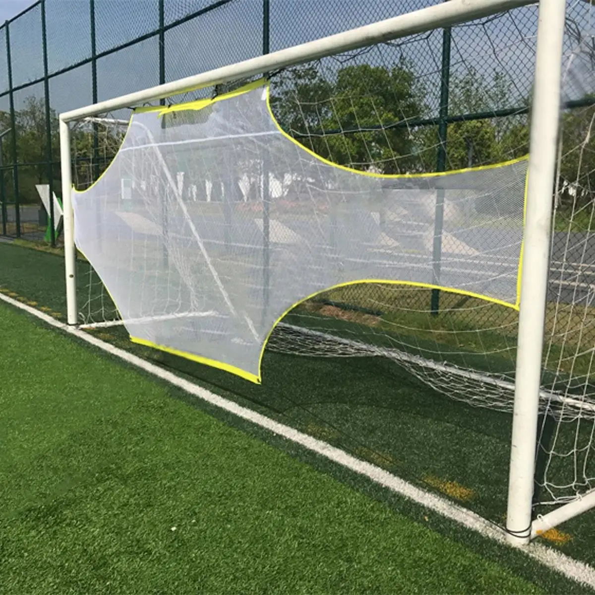Soccer Ball Net Practical Portable Yellow White Polyester Game Goalkeeper Football Gate Outdoor Durable 5 Person System Goal
Soccer Ball Net Practical Portable Yellow White Polyester Game Goalkeeper Football Gate Outdoor Durable 5 Person System Goal