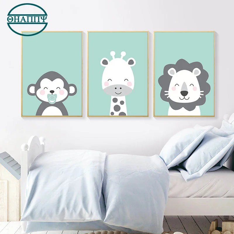 Woodland Animal Picture Fox Monkey Decor Wall Art Canvas Painting Cartoon Wall Pictures For Kids Bedroom Decor Unframed
Woodland Animal Picture Fox Monkey Decor Wall Art Canvas Painting Cartoon Wall Pictures For Kids Bedroom Decor Unframed