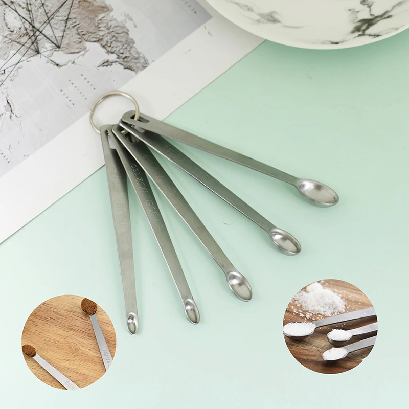 5pcs/Set Small Measuring Spoon Stainless Steel Coffee Measuring Spoons Tea Seasoning Multiple Size Measuring Spoon Kitchen Tools
5pcs/Set Small Measuring Spoon Stainless Steel Coffee Measuring Spoons Tea Seasoning Multiple Size Measuring Spoon Kitchen Tools