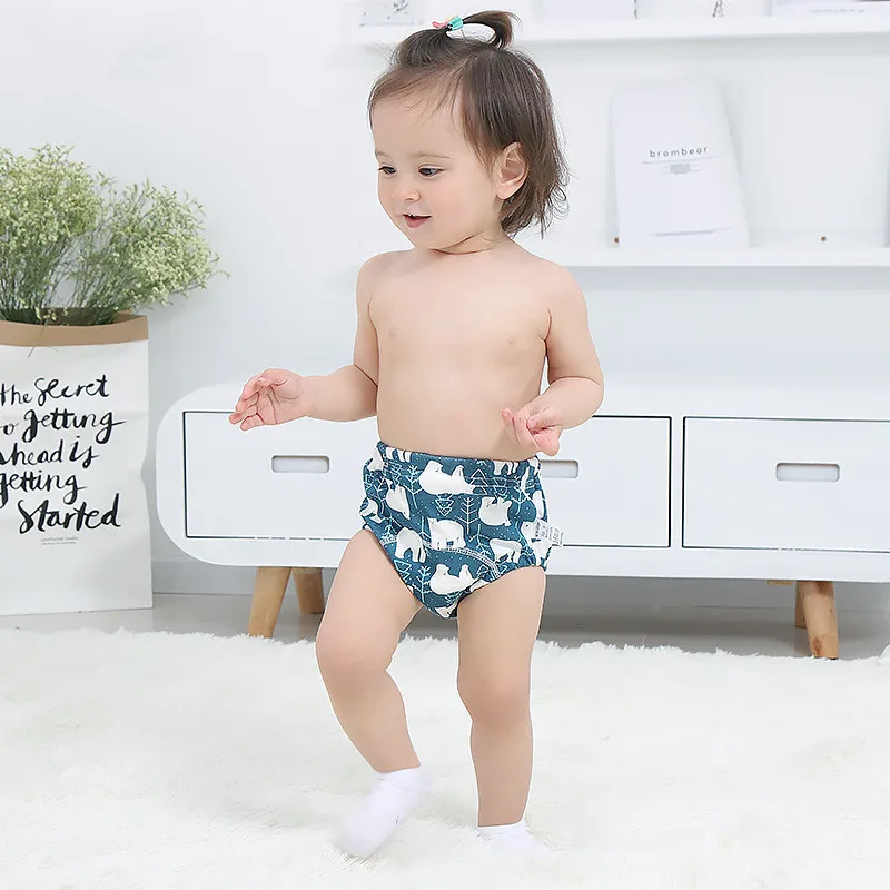 2Pcs Baby Training Printed Pants Cotton Reusable Baby Diapers Waterproof Cloth Nappies Washable Diapers Learning Pants Nappy
2Pcs Baby Training Printed Pants Cotton Reusable Baby Diapers Waterproof Cloth Nappies Washable Diapers Learning Pants Nappy