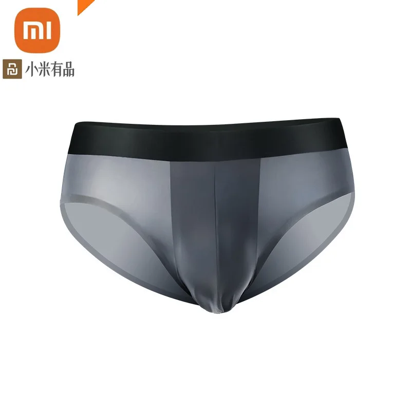 Xiaomi 3pcs Ice Silk Underwear Men Ultra-thin Seamless Underpants Summer Translucent Sexy Breathable Men's Triangle Briefs Pants
Xiaomi 3pcs Ice Silk Underwear Men Ultra-thin Seamless Underpants Summer Translucent Sexy Breathable Men's Triangle Briefs Pants