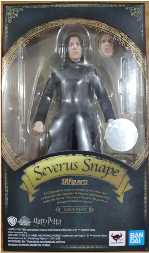 Original Severus Snape Action Figures Super Movable Joints Toy Model 1/12 Scale Pvc Assembly Figurines