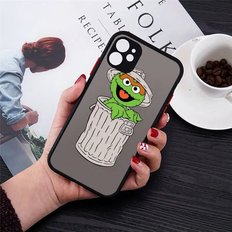 Ins Sesame Street Cookie cute cartoon Phone Case Transparent Matte for iPhone 7 8 11 12 s mini pro X XS XR MAX Plus cover funda
Ins Sesame Street Cookie cute cartoon Phone Case Transparent Matte for iPhone 7 8 11 12 s mini pro X XS XR MAX Plus cover funda