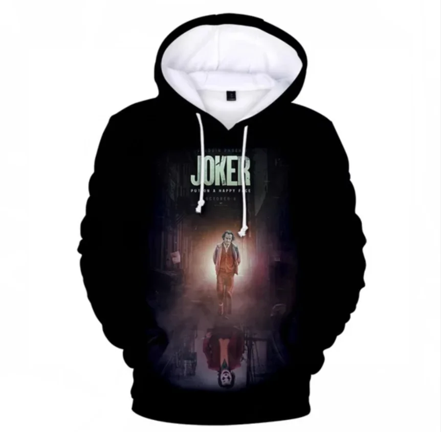 Novelty Kpop Hoodies Red Music Clown Joker Sweatshirt Men/Women Autumn Fashion Casual Hooded 3D Print Joker Cute Hoody Tops
Novelty Kpop Hoodies Red Music Clown Joker Sweatshirt Men/Women Autumn Fashion Casual Hooded 3D Print Joker Cute Hoody Tops