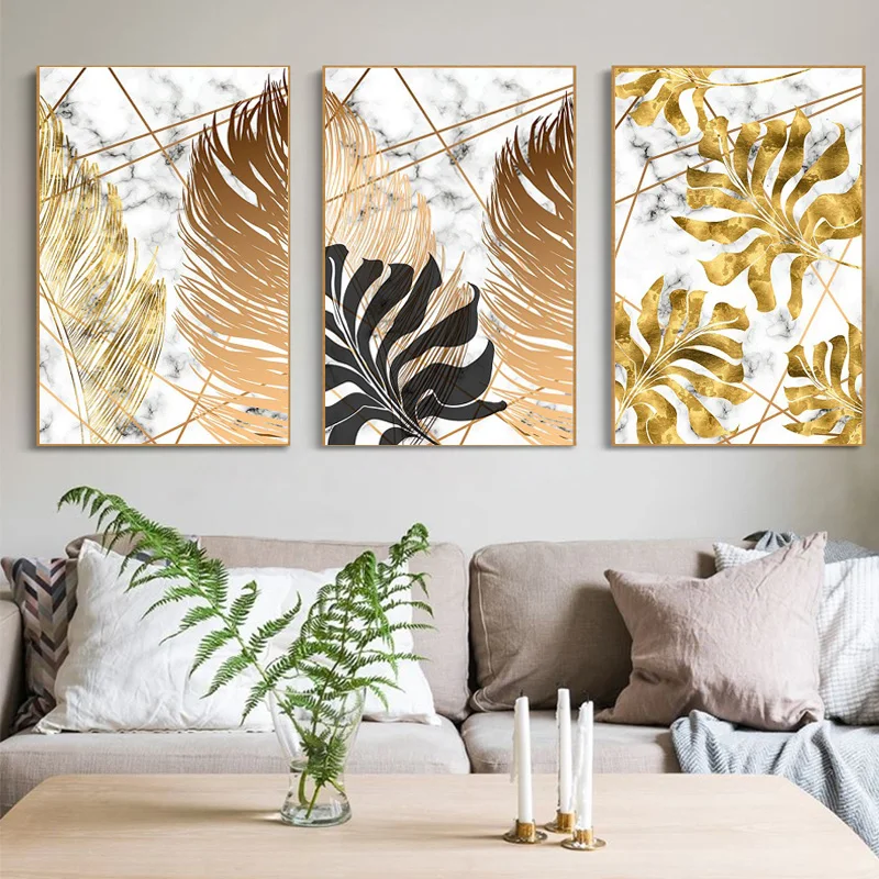 Canvas Paintings Golden Leaves Black Gold Luxyry Leaf Wall Art Posters Pictures Prints for Living Room Home Decor Cuadros
Canvas Paintings Golden Leaves Black Gold Luxyry Leaf Wall Art Posters Pictures Prints for Living Room Home Decor Cuadros