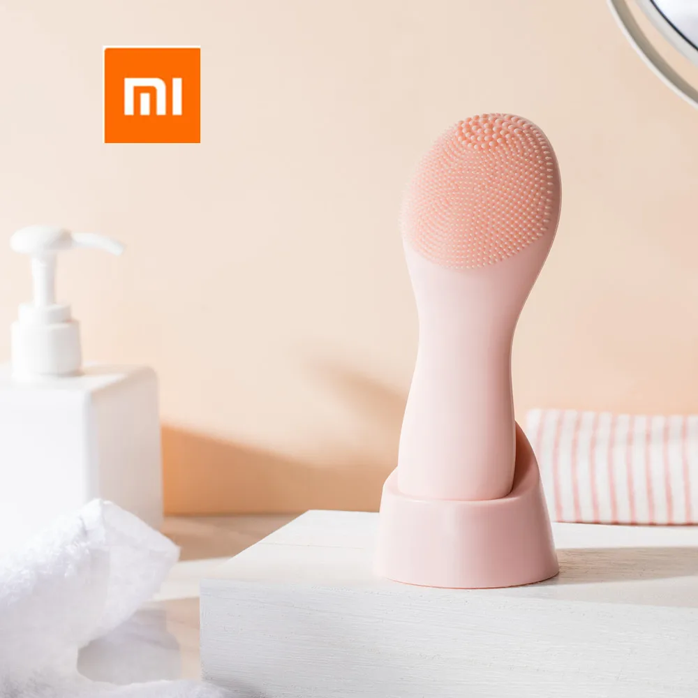 Xiaomi Mijia электрическая Очищающая Массажная щетка для лица Силиконовый Соник