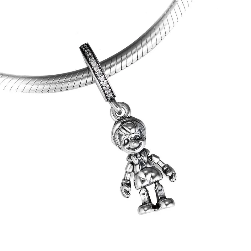 Cartoon Puppet Boy Charms for DIY Bracelets Fashion 925 Sterling Silver Jewelry Clear CZ Crystal Charms for Jewelry Making
Cartoon Puppet Boy Charms for DIY Bracelets Fashion 925 Sterling Silver Jewelry Clear CZ Crystal Charms for Jewelry Making