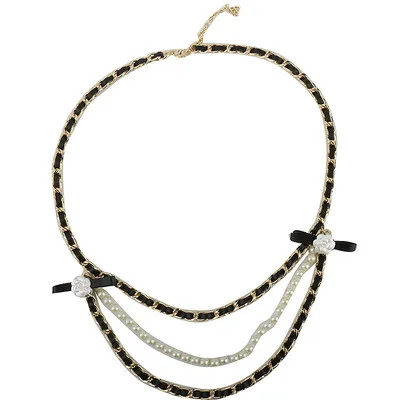 Fashion Luxury Designer Women Metal Gold Chain Pu Leather Belt Flower Pearl Long High Waist Cummerbunds for Dress
Fashion Luxury Designer Women Metal Gold Chain Pu Leather Belt Flower Pearl Long High Waist Cummerbunds for Dress