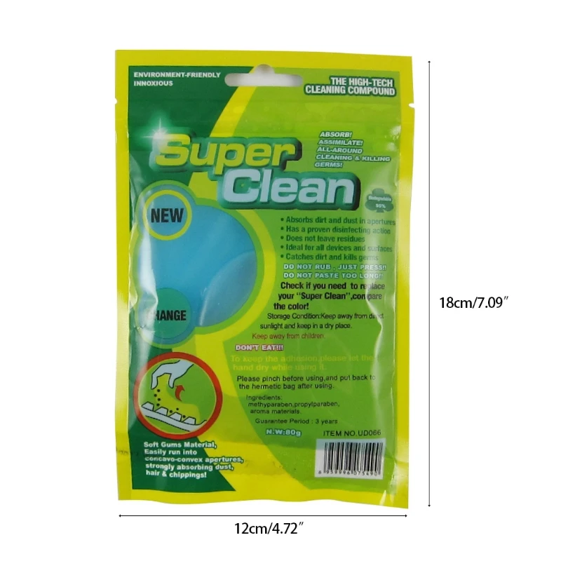P8DF 5 PCS Cleaning Gel Car Vents Cleaning Keyboard Cleaner Adhesive Universal Dust Remover Cleaner Computer Laptop Keyboard
P8DF 5 PCS Cleaning Gel Car Vents Cleaning Keyboard Cleaner Adhesive Universal Dust Remover Cleaner Computer Laptop Keyboard