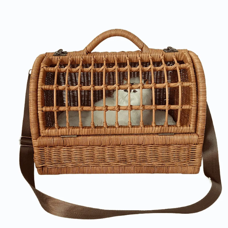 Indonesian Rattan Cat Bag Pet Accessories Cat Out Chest Backpack Portable Travel Suitable For Cats Under Within 15kg Cat Cage
Indonesian Rattan Cat Bag Pet Accessories Cat Out Chest Backpack Portable Travel Suitable For Cats Under Within 15kg Cat Cage