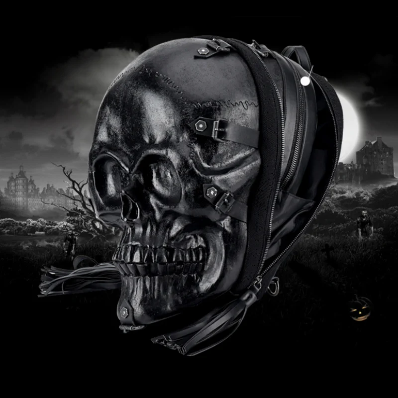Personality new three-dimensional bone skull backpack Fashion multi-function outdoor backpack
Personality new three-dimensional bone skull backpack Fashion multi-function outdoor backpack