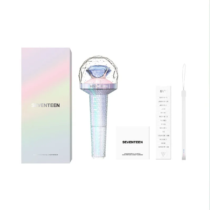 Светодиодный светильник Kpop Seventeen 17 Официальный с блестящим бриллиантом|Реквизит