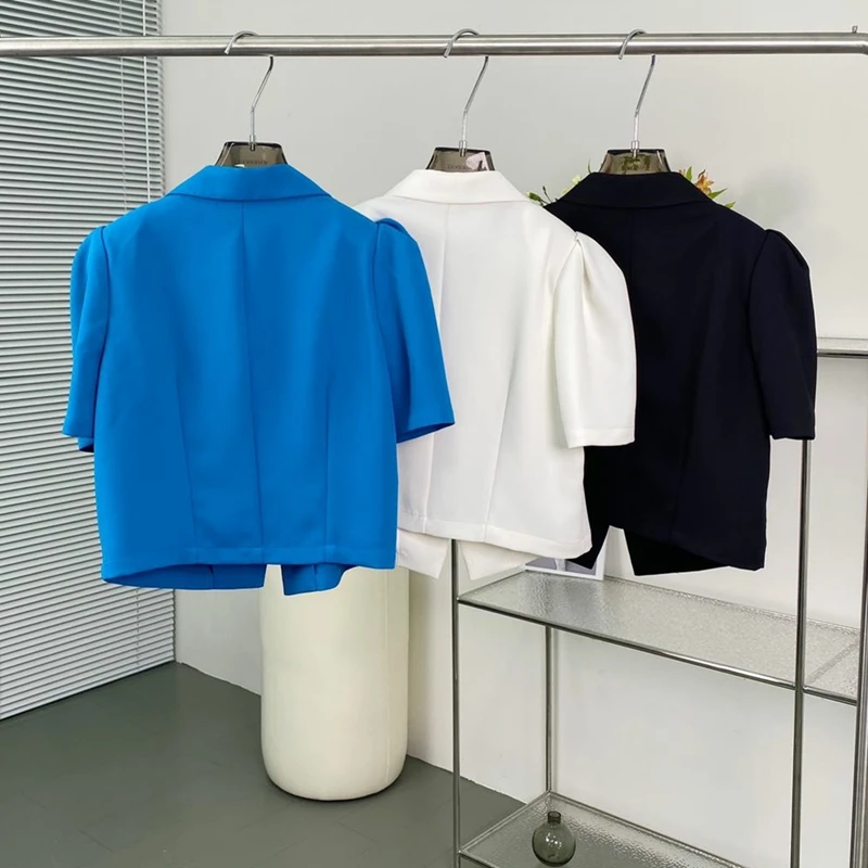 New 2021 Women Summer Blouses Shirts Buttons Vintage Korean Style Elegant Fashionable Lady Female Wild White Tops
New 2021 Women Summer Blouses Shirts Buttons Vintage Korean Style Elegant Fashionable Lady Female Wild White Tops