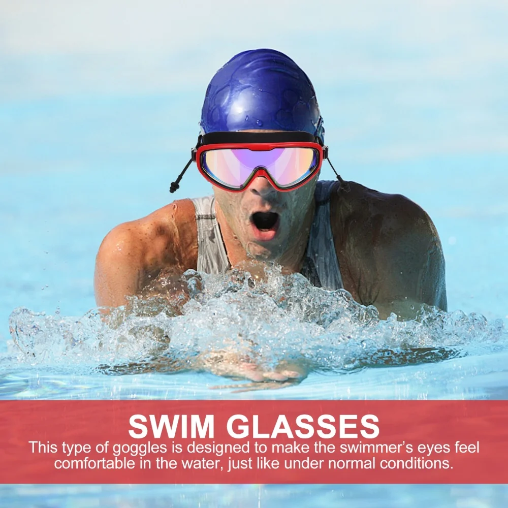 1 Pair Adult Swim Glasses Waterproof Anti-fog Swimming Goggles Swim Goggles
1 Pair Adult Swim Glasses Waterproof Anti-fog Swimming Goggles Swim Goggles