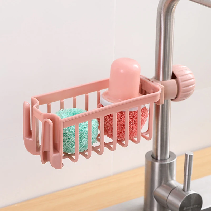 Kitchen Sink Faucet Sponge Soap Storage Organizer Cloth Drain Rack Holder Shelf For Bathroom Decoration
Kitchen Sink Faucet Sponge Soap Storage Organizer Cloth Drain Rack Holder Shelf For Bathroom Decoration