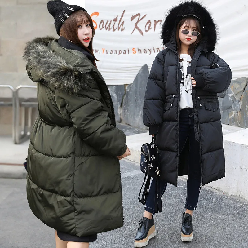 Winter Jacket Women 2019 Women's Park Cotton Padded Hooded Fur Collar Thick Warm Female Jacket Large Size Manteau Femme Hiver
Winter Jacket Women 2019 Women's Park Cotton Padded Hooded Fur Collar Thick Warm Female Jacket Large Size Manteau Femme Hiver