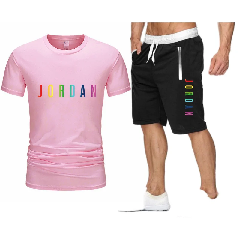 Fashion Mens Sportswear Solid Color Casual Sports Sets Men Summer 2021Running Breathable Short Sleeve 2 Piece Suit Men
Fashion Mens Sportswear Solid Color Casual Sports Sets Men Summer 2021Running Breathable Short Sleeve 2 Piece Suit Men