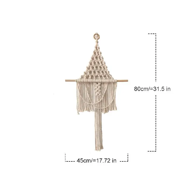 Macrame Wall Hanging Woven Bohemian Wall Decor Decorations for Home, Apartment Bedroom,Dorm Room, Cute Room Decor for Teen
Macrame Wall Hanging Woven Bohemian Wall Decor Decorations for Home, Apartment Bedroom,Dorm Room, Cute Room Decor for Teen
