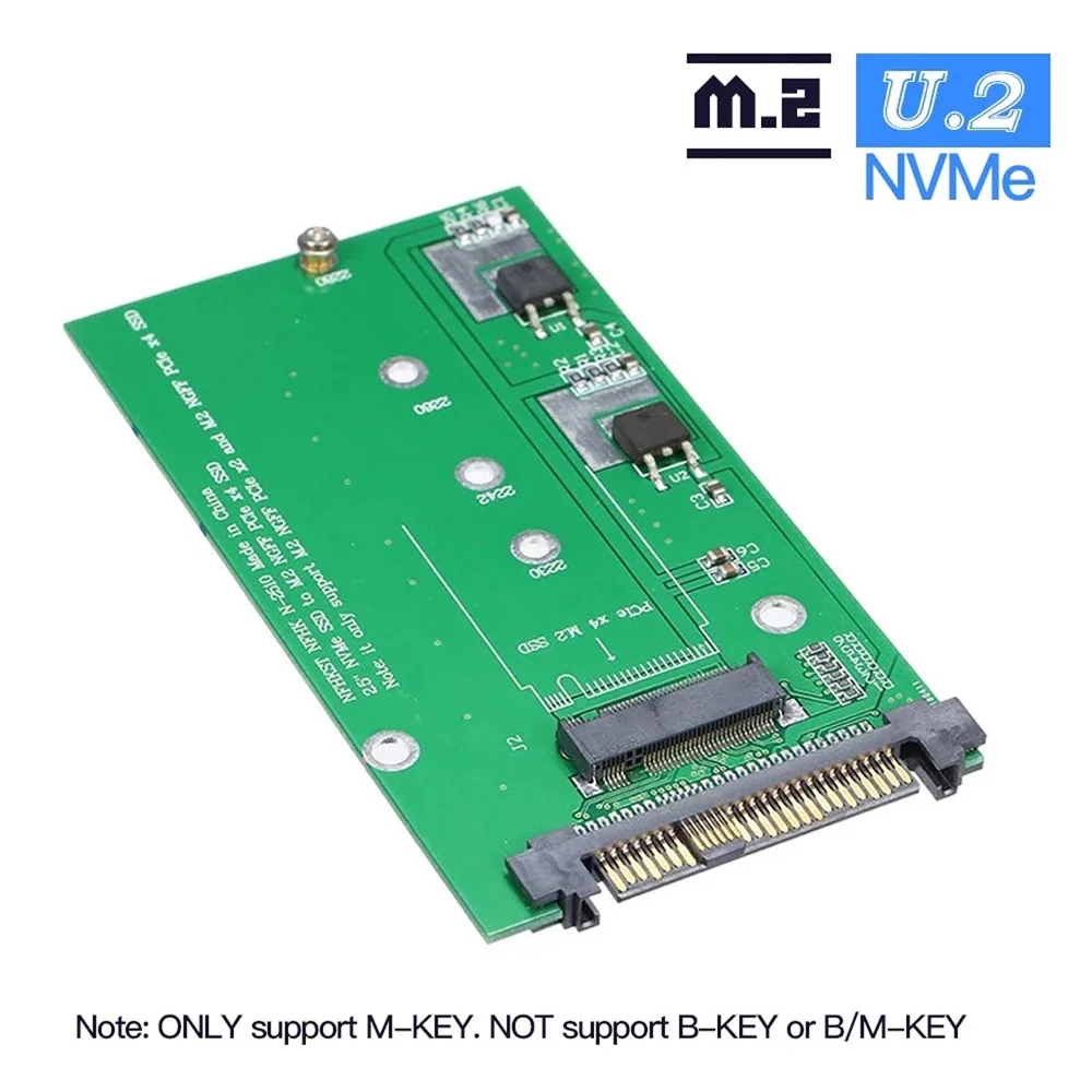 NVME to NGFF M-KEY Adapter Card U.2 to M.2 PCI-E Converter Card PCI-E 4X Interface and SATA Power Supply
NVME to NGFF M-KEY Adapter Card U.2 to M.2 PCI-E Converter Card PCI-E 4X Interface and SATA Power Supply