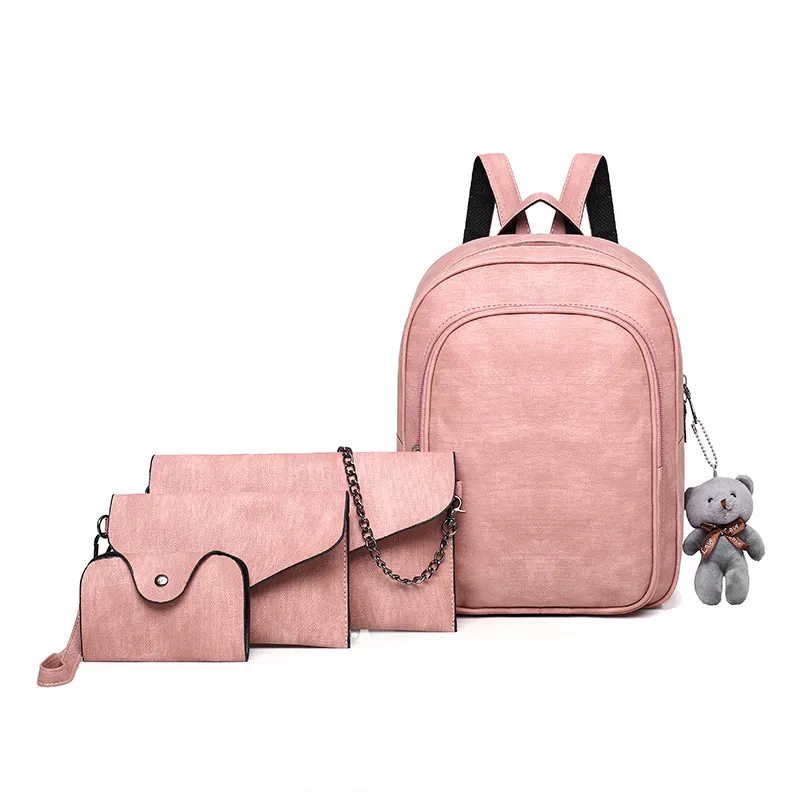 3pcs/set Women Leather Backpacks School Bags For Teenage Girls Pu Leather Vintage Backpack Shoulder Bag Purse Mochila Feminina
3pcs/set Women Leather Backpacks School Bags For Teenage Girls Pu Leather Vintage Backpack Shoulder Bag Purse Mochila Feminina