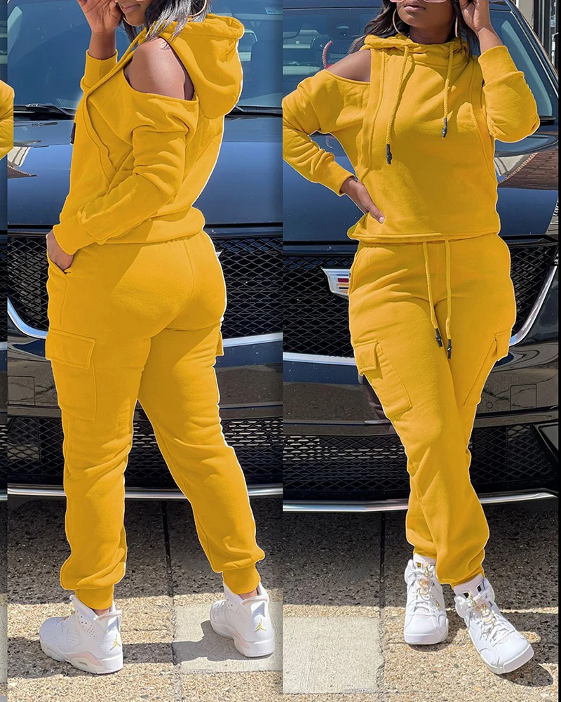 Elegant Solid Two Pieces Sets Ladies Outfits Pullover Blouse Tops + Jogging Trousers Sport Suit Casual Slim Women Running Sets
Elegant Solid Two Pieces Sets Ladies Outfits Pullover Blouse Tops + Jogging Trousers Sport Suit Casual Slim Women Running Sets