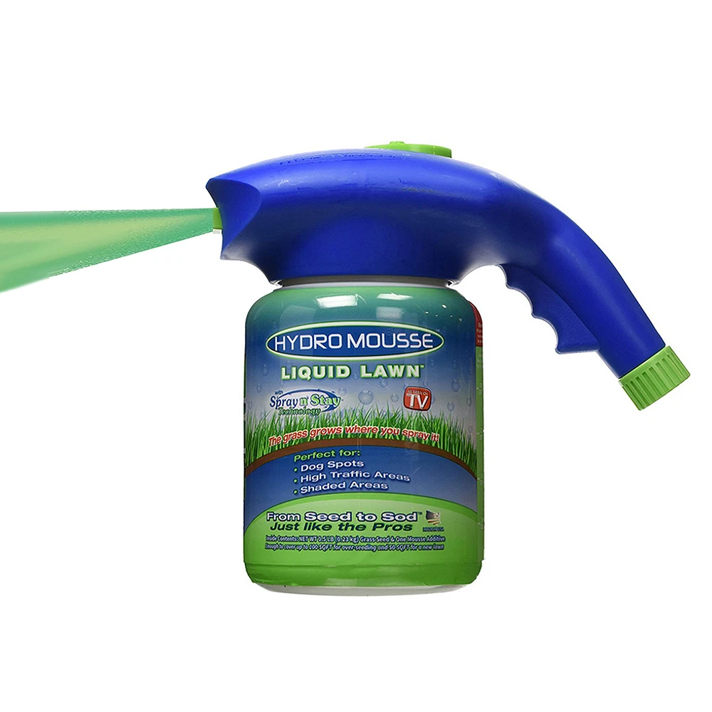 Household Seeding System Liquid Spray Device Professional Seed Grass Liquid Sprinkler Care Seed Lawn Grass Shot Gardening Tools
Household Seeding System Liquid Spray Device Professional Seed Grass Liquid Sprinkler Care Seed Lawn Grass Shot Gardening Tools