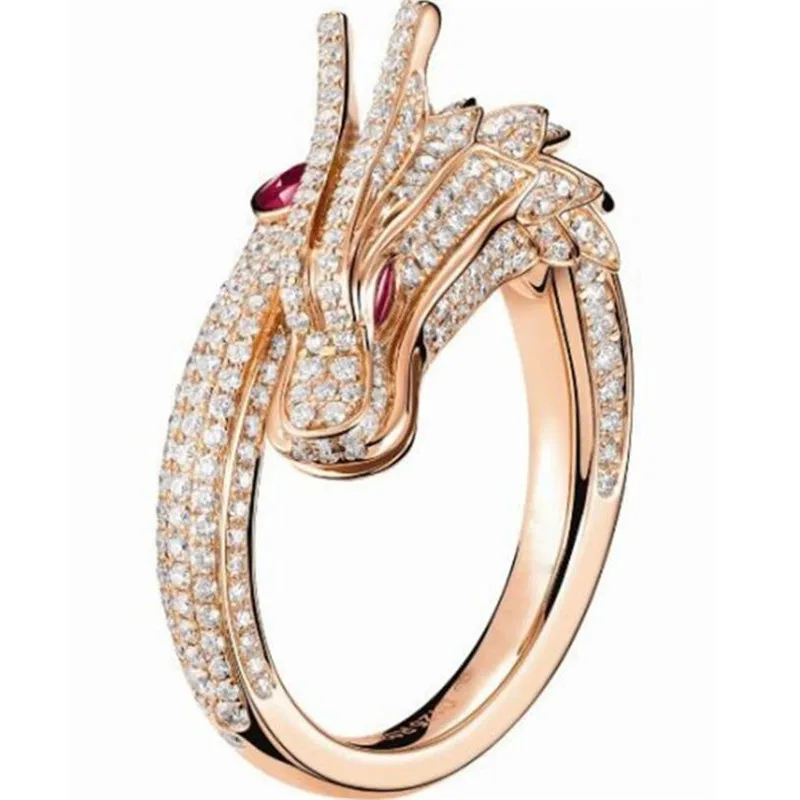 Fashion exquisite dragon and phoenix totem zircon opening adjustment ring lovers Valentine's day romantic accessories gift
Fashion exquisite dragon and phoenix totem zircon opening adjustment ring lovers Valentine's day romantic accessories gift
