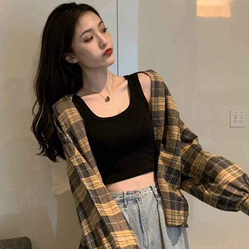 Camisole Women's Inner U-Collar Slim Bottoming Shirt Design Sense Outdoor Wear Sports Sleeveless T-shirt Women's Shirt
Camisole Women's Inner U-Collar Slim Bottoming Shirt Design Sense Outdoor Wear Sports Sleeveless T-shirt Women's Shirt