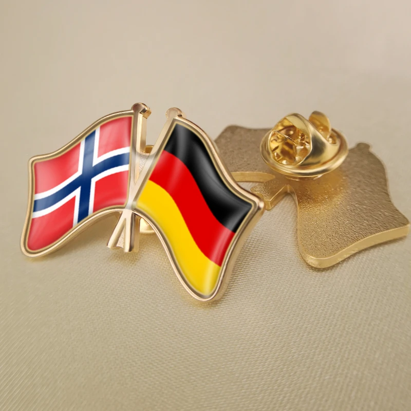 Bouvet Island and Germany Crossed Double Friendship Flags Lapel Pins Brooch Badges
Bouvet Island and Germany Crossed Double Friendship Flags Lapel Pins Brooch Badges