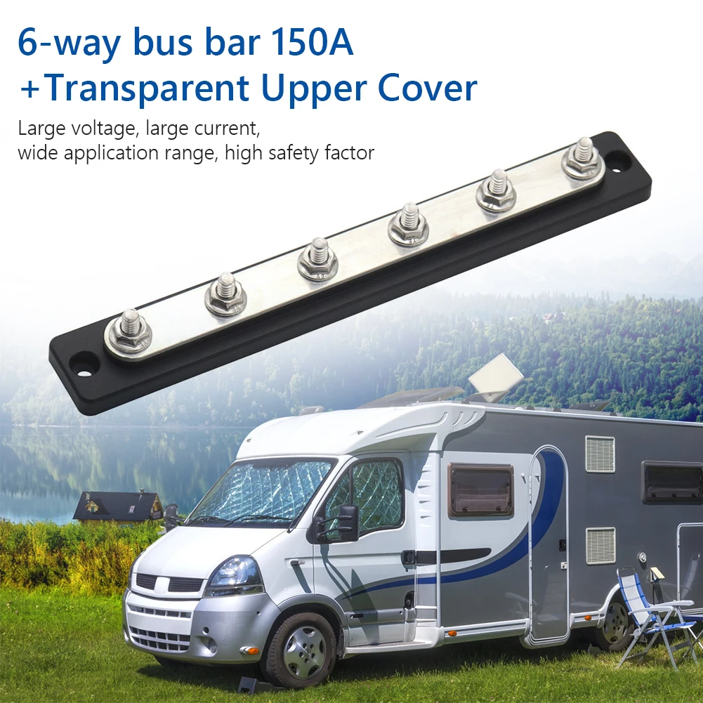 Bus Bar & Cover Ground Distribution Block Kit Universal Car Boat Marine Power Distribution Terminal Block
Bus Bar & Cover Ground Distribution Block Kit Universal Car Boat Marine Power Distribution Terminal Block