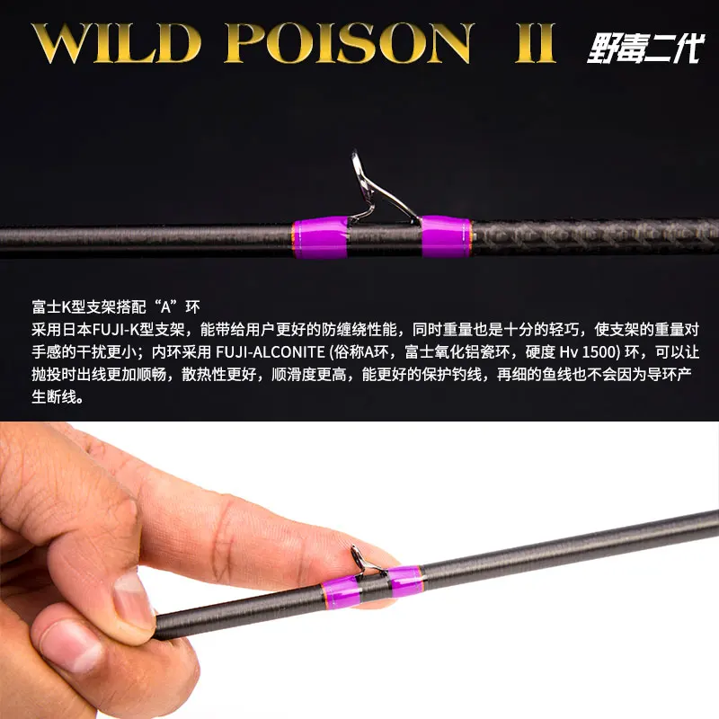 Fuji 1 seciton приманка рыболовная rods1.98/2 15/2 2 м Высокий углерод Сверхлегкий
