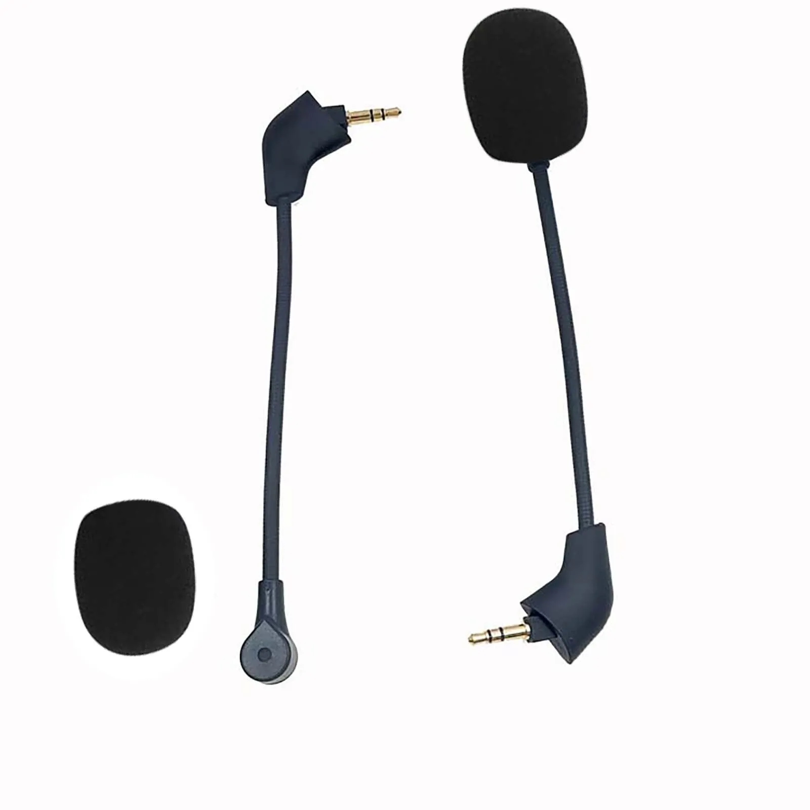 Сменный микрофон 3 5 мм для HyperX- Cloud 2 II- CloudX Core серебристая игровая гарнитура
