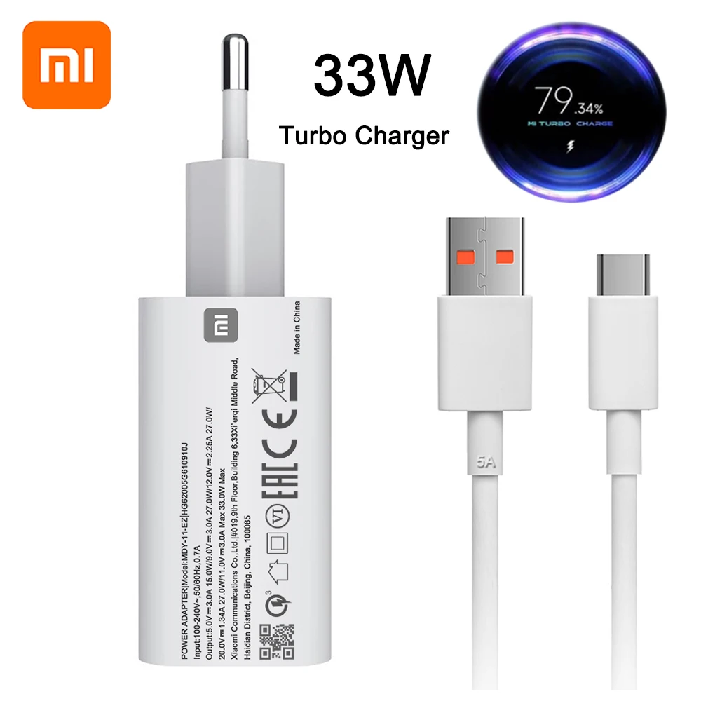 Xiaomi Mi 11 Lite Fast Turbo Charger 33W EU Type C Cable For Xiaomi Redmi K40 10X Pro Note 10 Pro Mi 10T POCO F2 M2 Pro X3 NFC
Xiaomi Mi 11 Lite Fast Turbo Charger 33W EU Type C Cable For Xiaomi Redmi K40 10X Pro Note 10 Pro Mi 10T POCO F2 M2 Pro X3 NFC