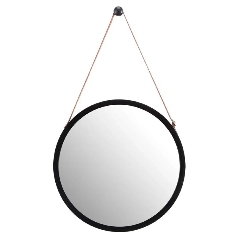Hot XD-Hanging Round Wall Mirror in Bathroom & Bedroom - Solid Bamboo Frame & Adjustable Leather Strap (Black, 15 Inch)
Hot XD-Hanging Round Wall Mirror in Bathroom & Bedroom - Solid Bamboo Frame & Adjustable Leather Strap (Black, 15 Inch)