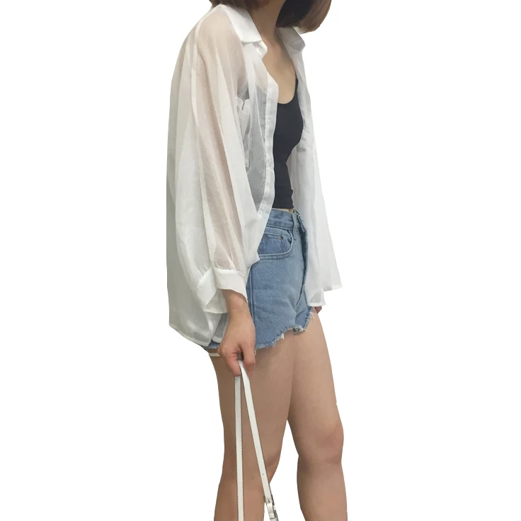 Logn Sleeve Thin Chiffon Button Up Shirt for Women Ladies Blouse Beach Cardigan Clothes Harajuku Vintage Tops Elegant Clothing
Logn Sleeve Thin Chiffon Button Up Shirt for Women Ladies Blouse Beach Cardigan Clothes Harajuku Vintage Tops Elegant Clothing