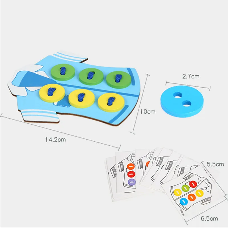 4Pcs/set Baby Wooden Threading Board Lacing Toys Children DIY Sewing Clothes Board Stringing Beads Dress Educational Toy Game
4Pcs/set Baby Wooden Threading Board Lacing Toys Children DIY Sewing Clothes Board Stringing Beads Dress Educational Toy Game