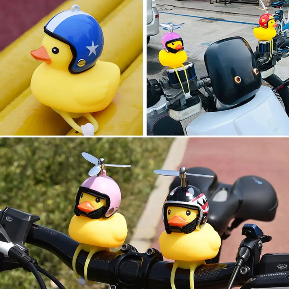 Bicycle Horn Cute Little Yellow Duck Night Warning Light Children's Rubber Duck Toy Mountain Bike Scooter Lights Decoration
Bicycle Horn Cute Little Yellow Duck Night Warning Light Children's Rubber Duck Toy Mountain Bike Scooter Lights Decoration